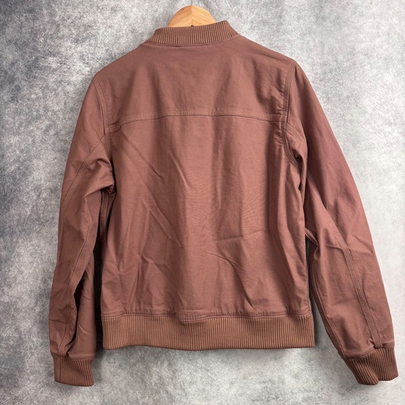 Carhartt Women's Bomber Jacket Relaxed Fit Rugged Flex in Soft Brown Size Medium - Picture 5 of 11